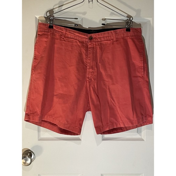 Saddlebred Other - Saddlebred Shorts Men's 38W Red Flat Front 7" Inseam Bottoms‎